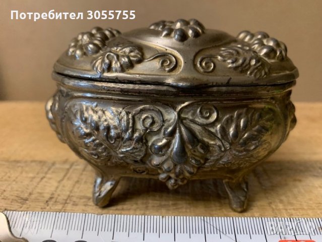 Уникално красива метална кутия за бижута-Царство България-2, снимка 4 - Други ценни предмети - 35179027