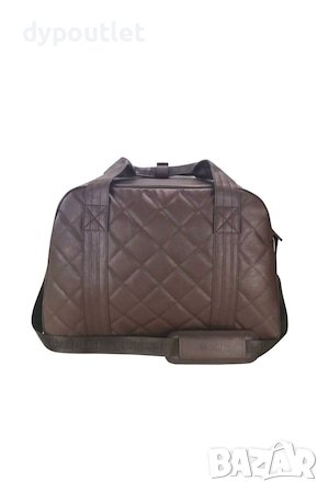 Firetrap - Мъжка чанта Quilted Holdall, цвят  тъмнокафяв, размери - 47x25x26.        , снимка 2 - Чанти - 39350310