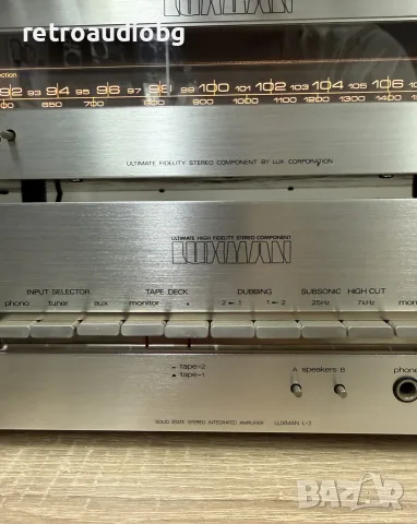 🔉Ретро аудио система сет LUXMAN - усилвател, дек, тунер + тонколони Sony🔉, снимка 6 - Аудиосистеми - 56124886