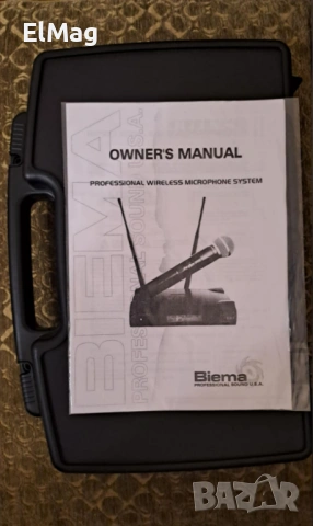 Безжичен микрофон BIEMA UHF58II/SM1, снимка 4 - Микрофони - 53777630