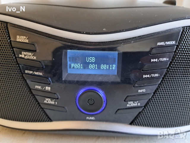 OK ORC-630BT/ FM радио / CD/ MP3/ USB/ AUX/ Bluetooth., снимка 2 - Радиокасетофони, транзистори - 54268089