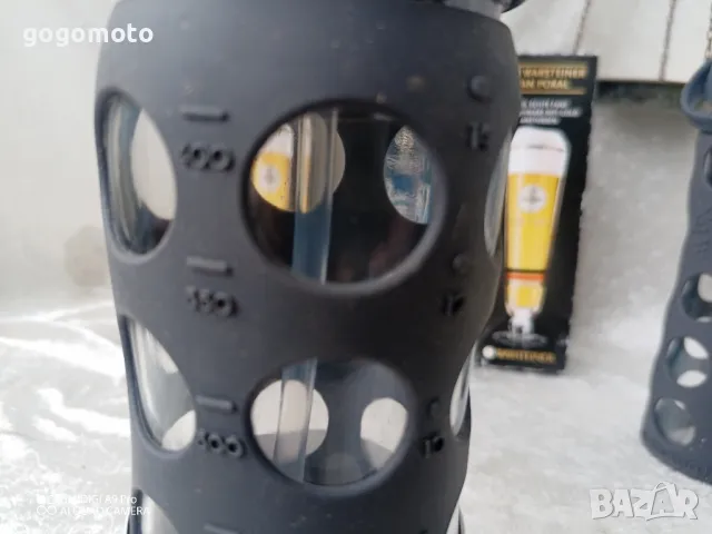 Еко стъклени бутилки за течности с сламка, made in USA, снимка 4 - Други стоки за дома - 50433426