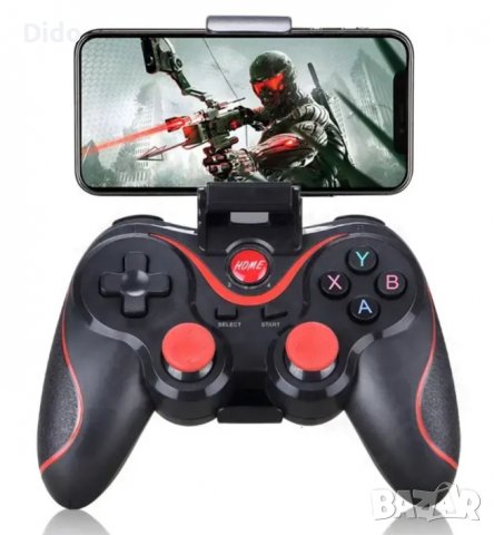 Джойстик за телефон Wireless X3, iOS, Android, Windows, Безжичен, Bluetooth, снимка 1