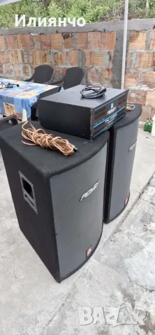 Комплект професионални Peavey колони 2х12ки.по 700w мах 1400w)Стапсло Peavey PV2000, снимка 6 - Тонколони - 55823793