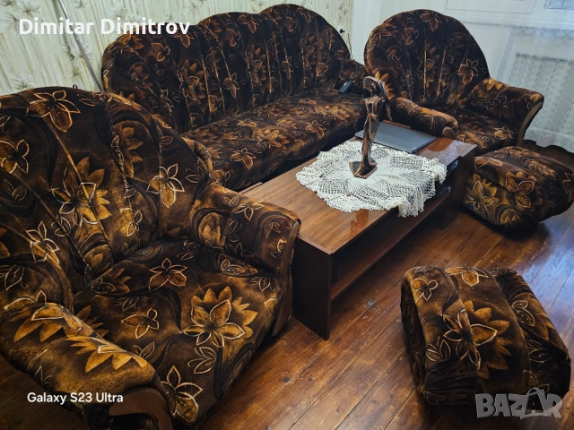 Продавам холна гарнитура, снимка 4 - Дивани и мека мебел - 54069531