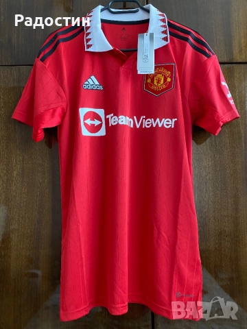 Оригинален домакински екип на Манчестър Юнайтед 2022 - 2023 Роналдо S, снимка 2 - Фен артикули - 51794631