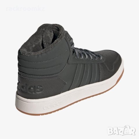 Mъжки кожени маратонки Adidas HOOPS 2.0 MID, снимка 3 - Маратонки - 42610115