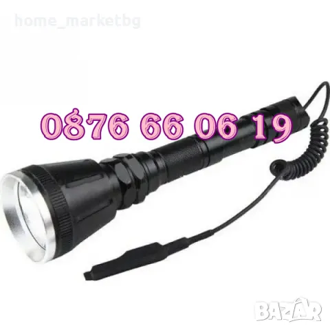 Ловен LED фенер. Фенер за лов Q3888, три цветни филтъра и скоби, снимка 5 - Екипировка - 50227648