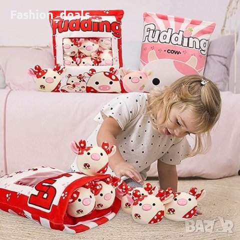 Нови 6 броя плюшени играчки Крава възглавнички Деца Подарък, снимка 6 - Други - 42433151