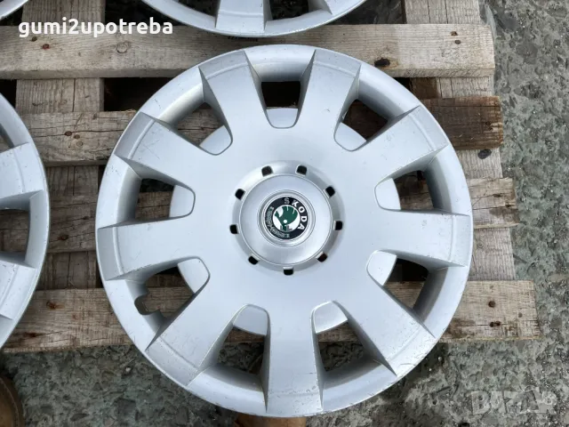 16 цола Тасове SKODA Yeti Octavia Оригинал 3T0601147, снимка 2 - Аксесоари и консумативи - 49533459