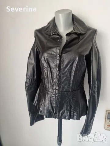  Blue Deep*Естествена кожа яке