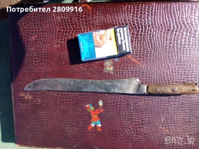 Стар кован нож, каракулак, буйновски , снимка 1 - Антикварни и старинни предмети - 44352994