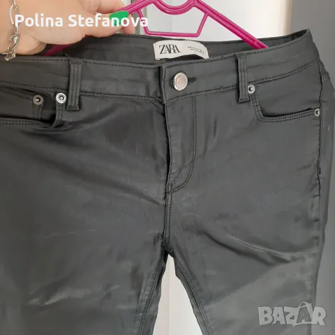 Панталон на Зара с кожен ефект 