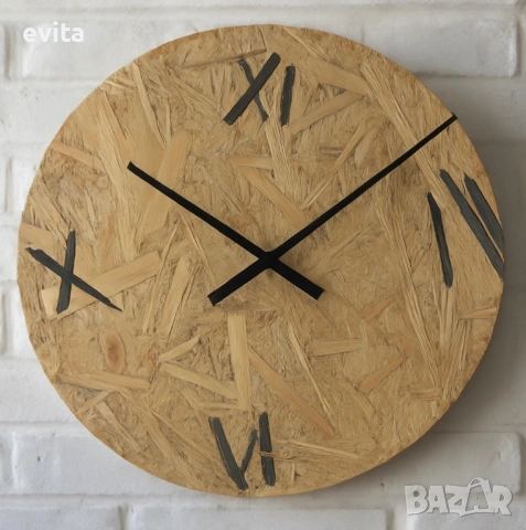 🌿 Часовници ръчна изработка Дизайнерски стенни часовници, снимка 8 - Декорация за дома - 53185760