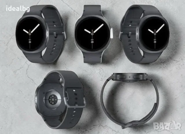 НОВ! Смарт Часовник Samsung Galaxy Watch 8 BT 44mm Graphite / Silver 2г. Гаранция!, снимка 5 - Смарт гривни - 55922433