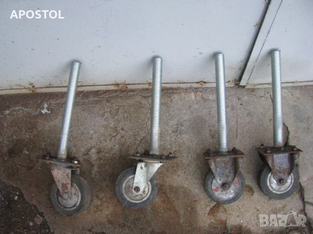 Колела за скеле 4бр, снимка 2 - Гуми и джанти - 52380587