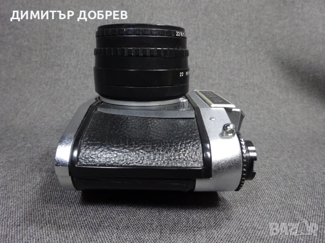 СТАР РЕТРО СОЦ ГДР DDR РЕТРО SLR ФОТОАПАРАТ EXA 1B + ОБЕКТИВ DOMIPLAN 2.8/50 M42, снимка 9 - Фотоапарати - 53946438