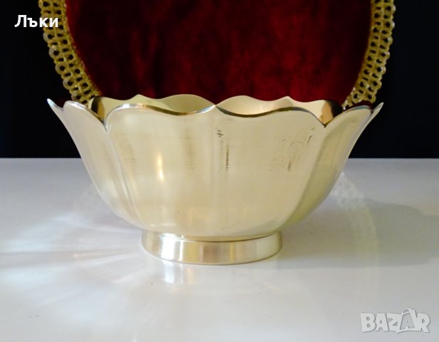 Бронзова бонбониера водна лилия. , снимка 4 - Антикварни и старинни предмети - 36597591