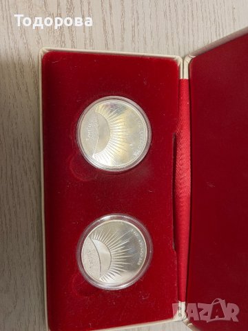 Продавам сребърни плакети Цветница в оригинална кутия, снимка 2 - Нумизматика и бонистика - 39968337