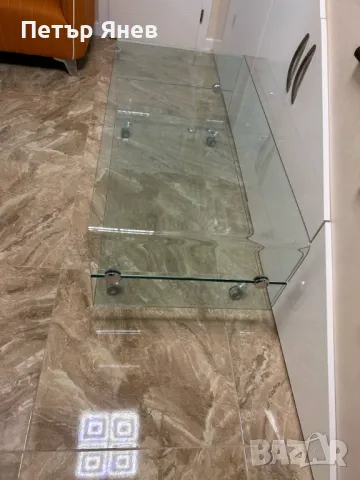 Стъклена холна маса , снимка 2 - Маси - 50169565