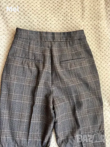 Sandro кариран панталон, тип молив, р-р XS/34EU, снимка 5 - Панталони - 50234988