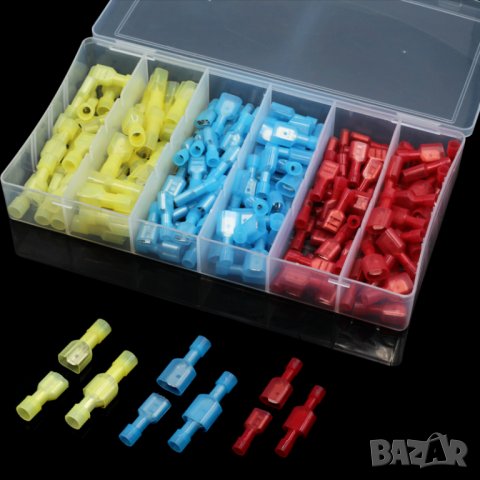 Бакелитни конектори 160 бр. в кутия, снимка 2 - Други инструменти - 34434996