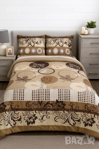 Спално бельо с олекотена завивка , снимка 3 - Спално бельо - 52800317