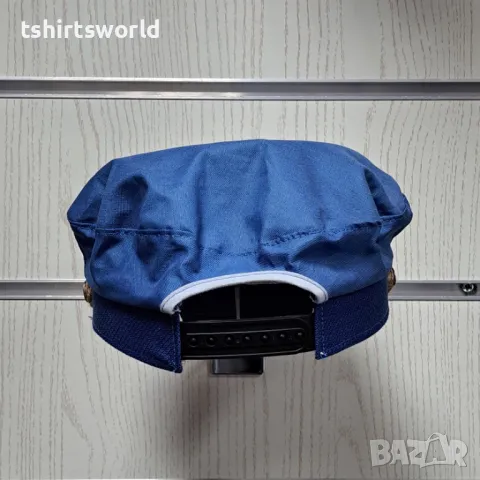 Нова капитанска шапка с Котва в син цвят, Унисекс, снимка 3 - Шапки - 47689459