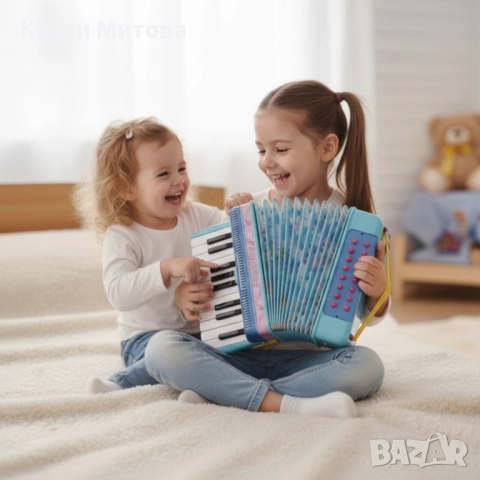 Детски акордеон с реалистично звучене Cheerful Song, снимка 2 - Други - 52381909
