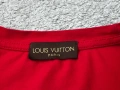 Louis Vuitton Red Pearl Detail Oversize T-shirt S, снимка 8