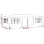 vidaXL Професионална парти шатра със стени 4x9 м антрацит 90 г/м², снимка 10