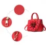 Дамска чанта 3D Flowers Red, снимка 4