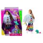 BARBIE EXTRA Кукла с дълга цветна рокля GYJ78, снимка 1 - Кукли - 44256541