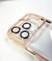 Калъф силикон Clear Camera Protect / Розов-прозрачен / за iPhone 16 Pro 6.3 Баркод : 3132426, снимка 2