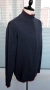 Hugo Boss Mens Navy Blue 1/4 Zip Long Sleeve Cotton Jumper Pullover Size XL /XXL, снимка 9