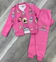 Labubu Детски Розов Ватиран Комплект От 3 Части За Момиченца С Лабубу Код S228, снимка 3