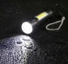 Фенер с COB LED светлина 3 режима на работа , USB зареждане + кутийка, снимка 6