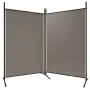 vidaXL Параван за стая, 2 панела, антрацит, 175x180 cм, текстил, снимка 5