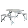 Сгъваема маса за къмпинг със столове тип куфар, Алуминиеви, снимка 6