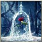 5D гоблен вечна роза малка диамантен гоблен картина мозайка за направа по схема с камъчета, снимка 1 - Гоблени - 32020397