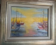 Маслена картина Слънчевият пристан, Анелия Тодорова, снимка 1