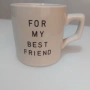 Забавна чаша подарък с ИЗНЕНАДА на дъното 🍆 - „За моя най-добър приятел“, снимка 1