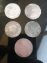 5 броя сребърни монети Османска империя, снимка 2