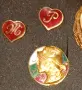 Старинни емайлирани значки, царски, снимка 3