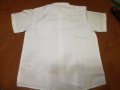 Нова бяла риза Джордж George с къс ръкав размер 7/8г, 122/128см, снимка 2