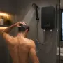 Термостатичен проточен бойлер 5500W с моментално загряване на водата за 3 секунди, снимка 4