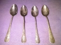  Малки немски лъжички 4 бр 150мм WMF Silver plated 12 , снимка 1