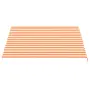 vidaXL Резервен плат за тента, жълт и оранжев, 300x250 см, полиестер, снимка 3