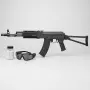 Тактическа еърсофт реплика ASK204P AK74 EBB Full-Metal 400 FPS [APS], снимка 6