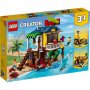 LEGO CREATOR Плажна къща за сърф 31118, снимка 1 - Конструктори - 31760764